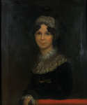 Lot 98: 19th C. Oil on Canvas Portrait Attributed to John Jarvis