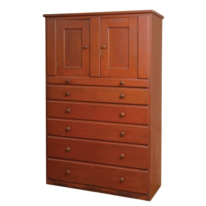 Lot 19: Cupboard over Drawers