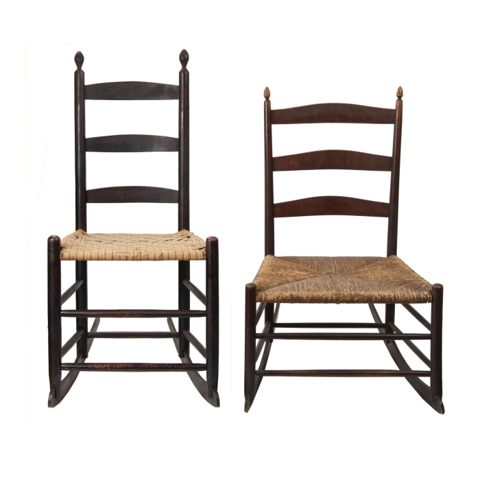 Lot 141: Two Rocking Chairs