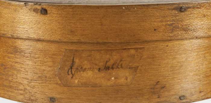 Lot 79: Shaker Letter and Oval Box