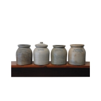 Lot 123: Four Small Stoneware Crocks