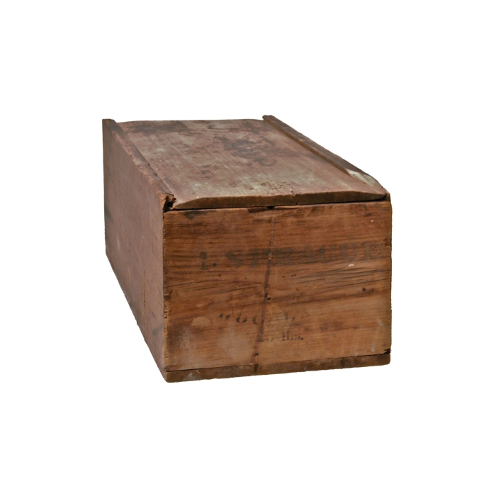 Lot 139: 19th C. Pine Box with Contents