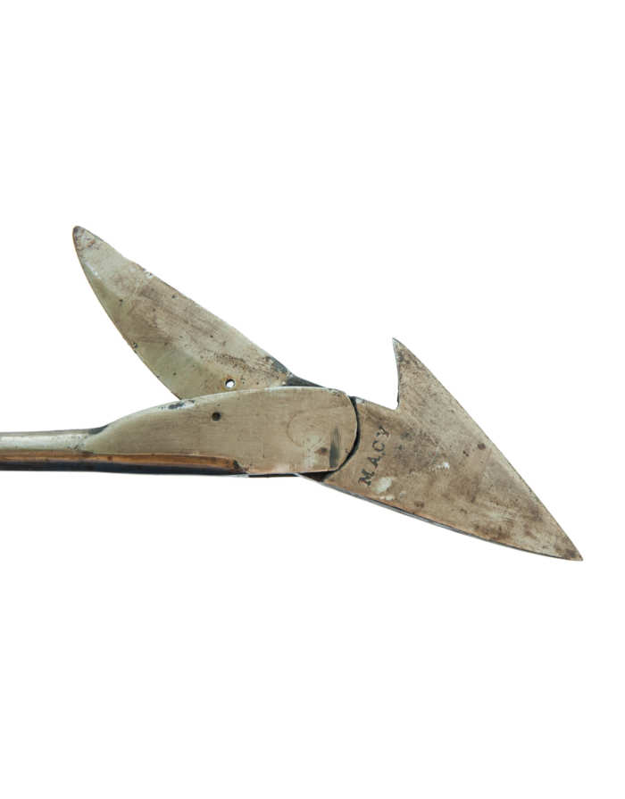 Lot 13A: 19th C. Forged Iron Whaling Harpoon