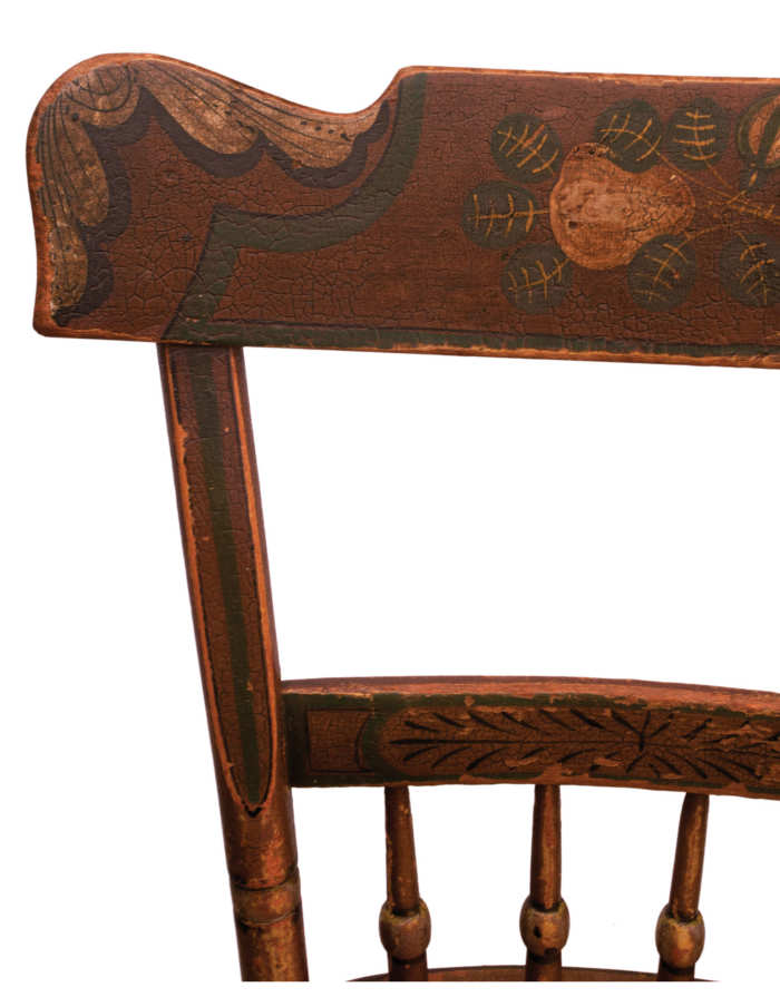 Lot 175: Set of Six 19th C. Pennsylvania Side Chairs