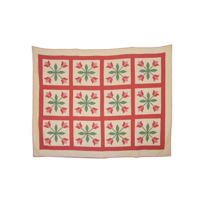 Lot 188: 19th C. Quilt and Coverlet
