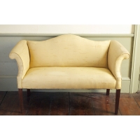Lot 215: Child's Chippendale Style Sofa
