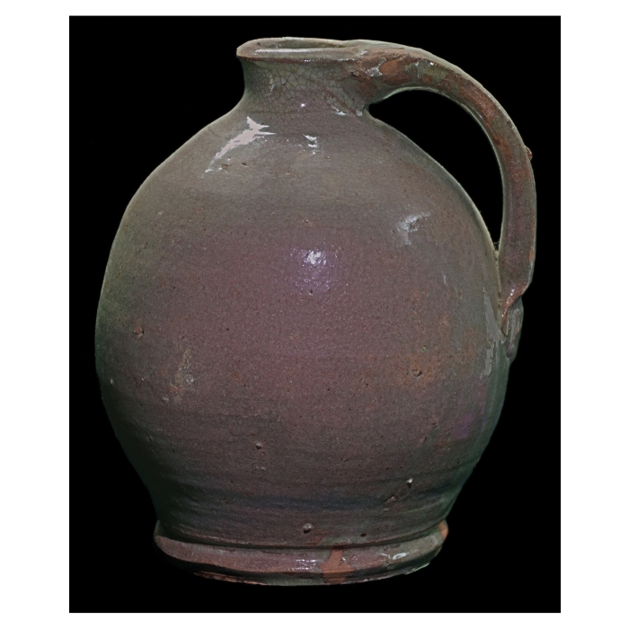 Lot 23F: New England Early Redware Jug