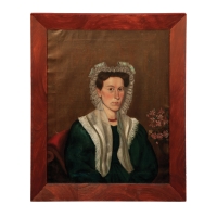 Lot 32: Pair of 19th C. American Portraits