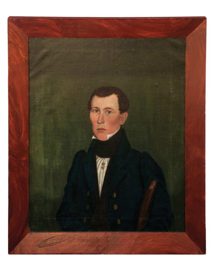 Lot 32: Pair of 19th C. American Portraits