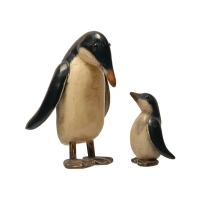Lot 4: Carved Penguins