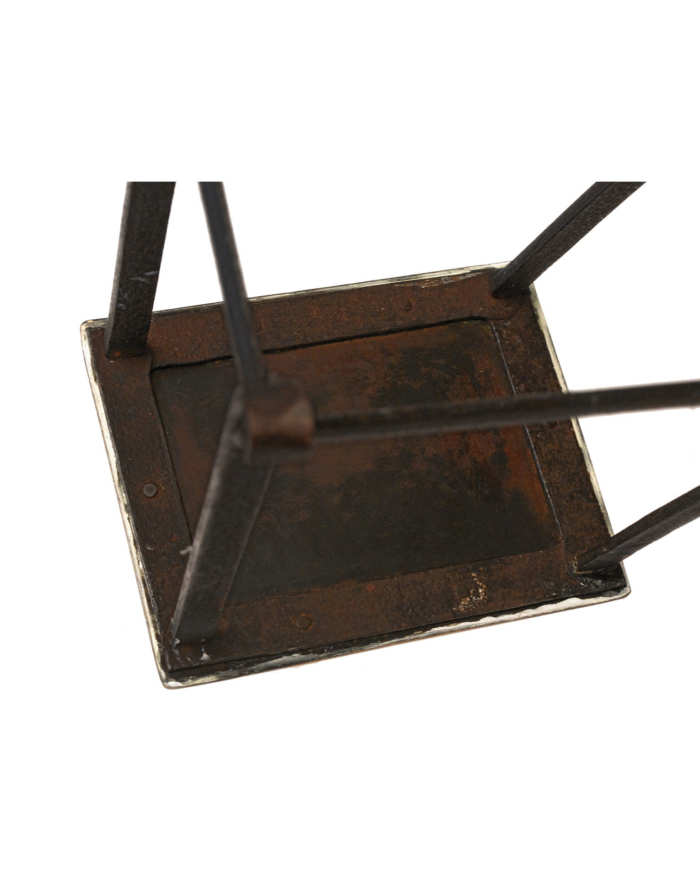 Lot 52: Iron Kettle and Stand