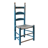 Lot 53: Blue Side Chair