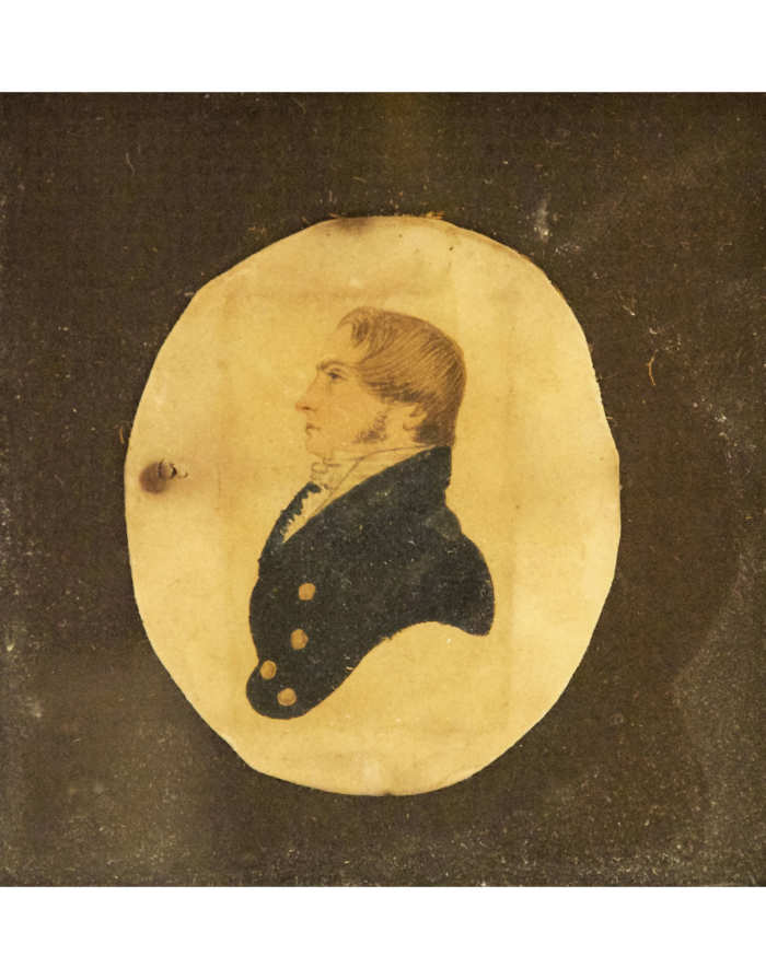 Lot 56: Early Silhouette of Ship Captain