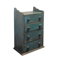 Lot 77: Miniature Four-Drawer Chest