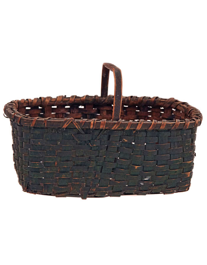 Lot 91: Three Hoop Handled Gathering Baskets
