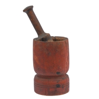 Lot 39A: 18th or Early 19th C. Mortar and Pestle
