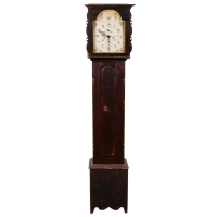 Lot 117: 19th c. Riley Whiting Tall Case Clock