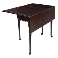 Lot 130: 18th c. Queen Anne Drop Leaf Table