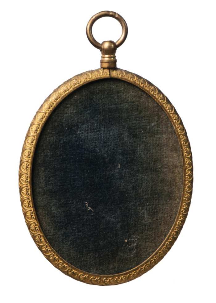 Lot 131A: Miniature Oval Portrait on Ivory