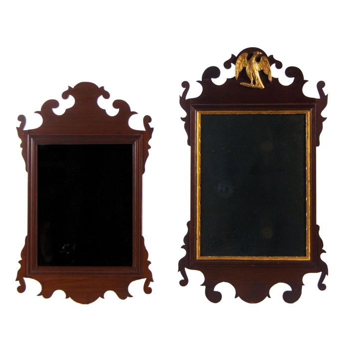 Lot 156: Two Early 19th c. Chippendale Mirrors