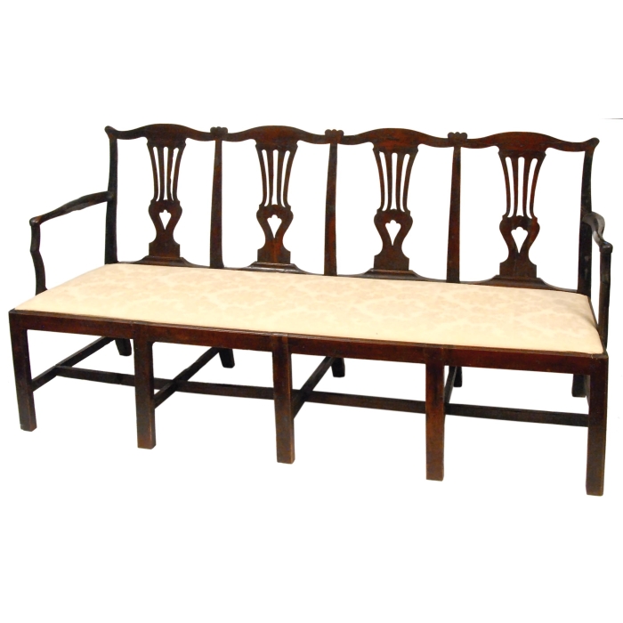 Lot 165: Chippendale Bench