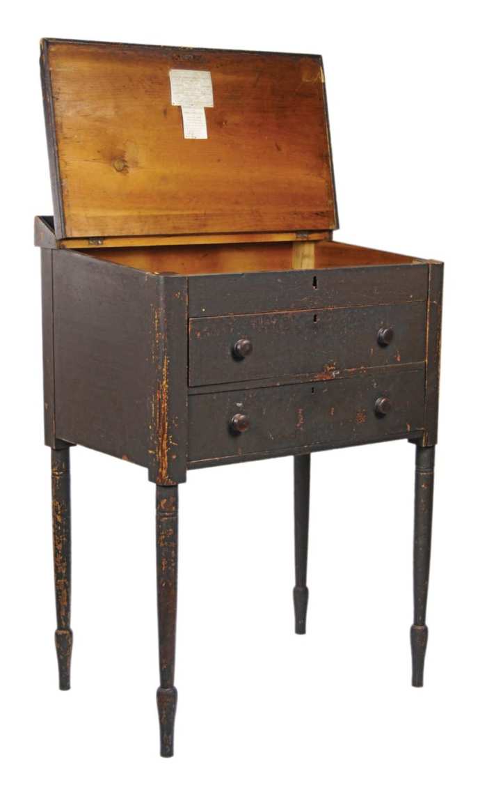 Lot 175: 19th c. Pine Stand-Up Desk