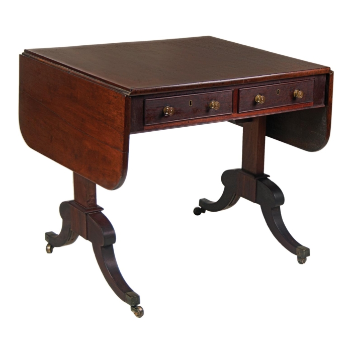 Lot 185: Early 19th c. English Davenport Table