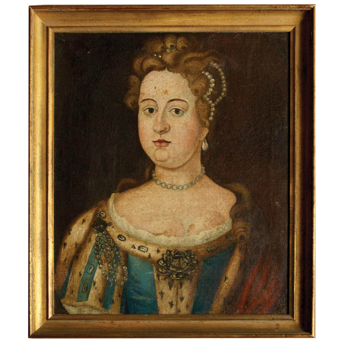 Lot 208A: 19th c. Portrait of Lady