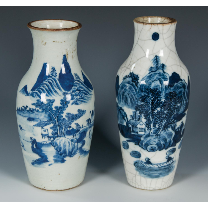 Lot 238C: Two 19th c. Chinese Vases