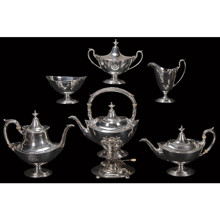 Lot 41: Sterling Silver Tea Set