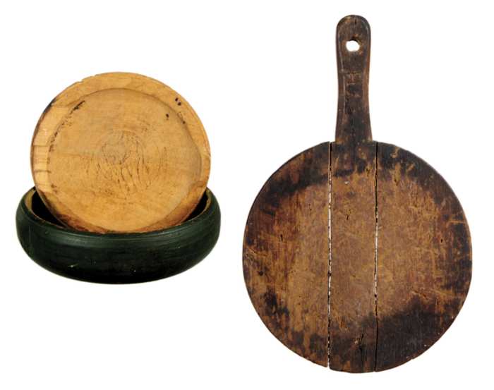Lot 52: Treenware Bowl and Cutting Board
