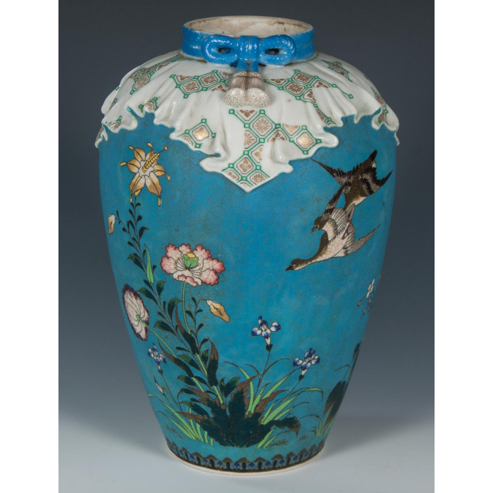 Lot 58D: Japanese Totai Cloisonne Vase