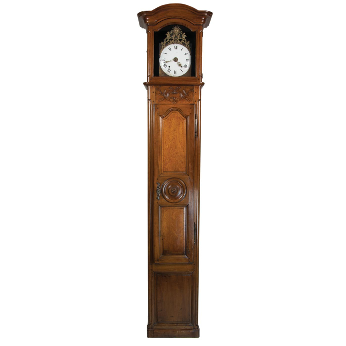 Lot 90: 18th c. French Tall Clock