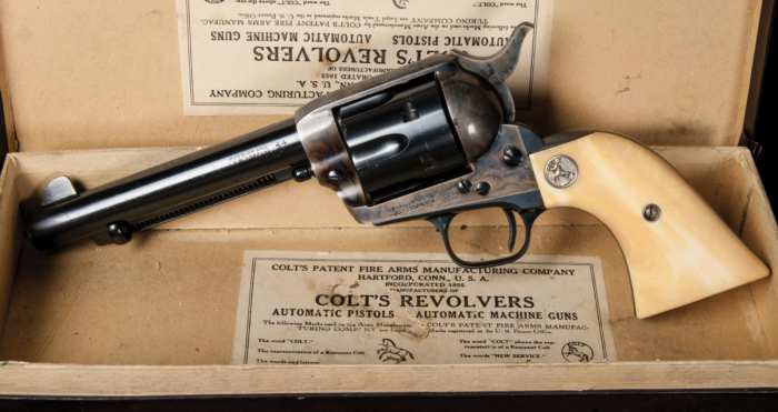 Lot 91A: Colt 44 Single Action Revolver