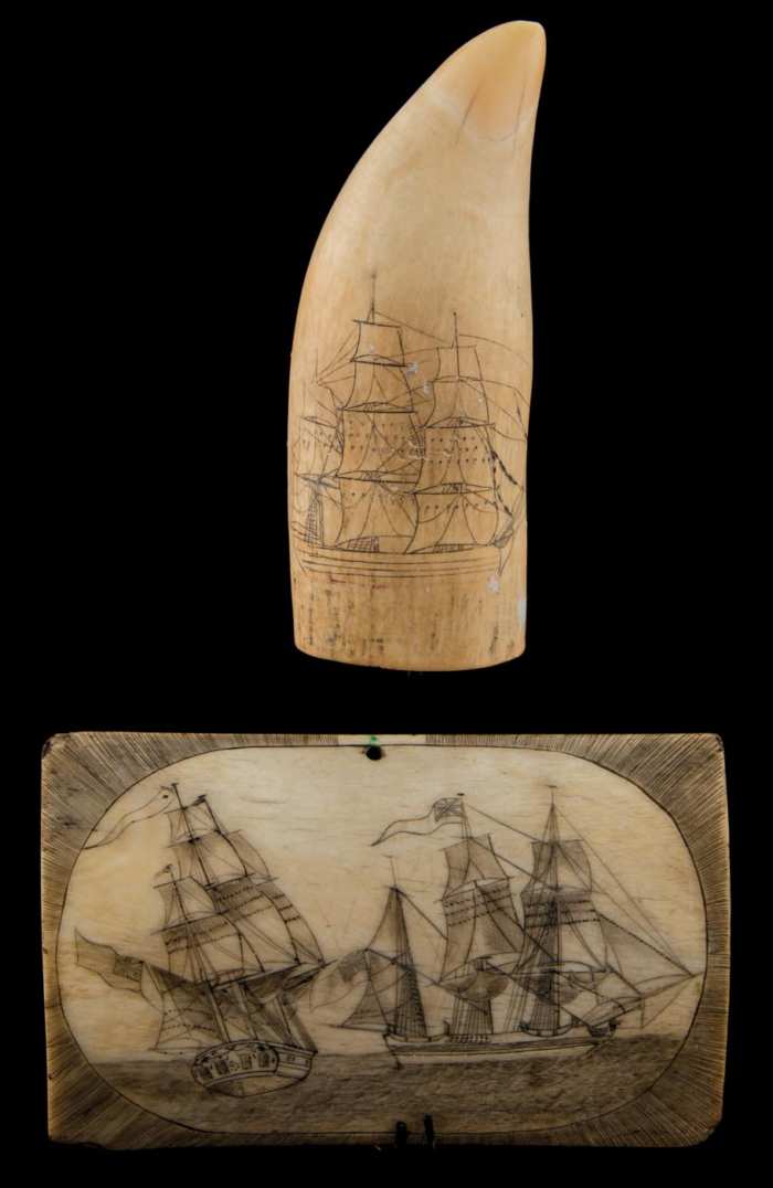 Lot 99A: 19th c. Whale's Tooth