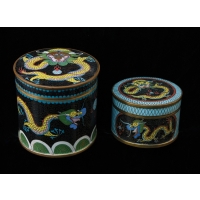Lot 122: Cloisonné Canisters