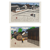 Lot 145: Two Woodblock Prints