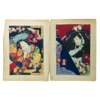 Lot 146: Kabuki Woodblock Prints