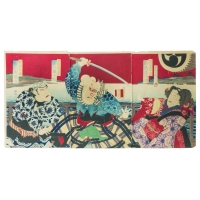 Lot 149: Kabuki Triptych