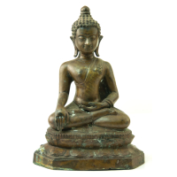 Lot 204: Brass Buddha Figure