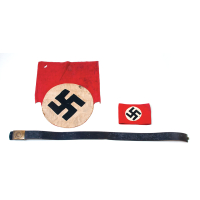 Lot 99A: Nazi Party Belt/Banner