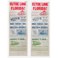 Lot 118: Two Steamboat Broadsides/Posters