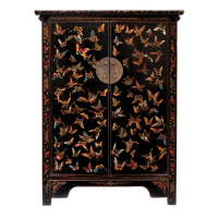 Lot 125: 19th C. Style Chinese Cabinet