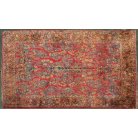 Lot 176: Sarouk Roomsize Rug