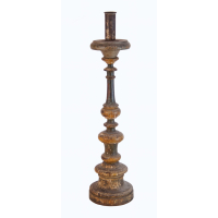 Lot 177: 19th C. Continental Candlestick
