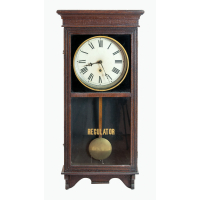 Lot 178: Country Store Regulator Clock
