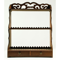 Lot 201: 19th C. Hanging Shelf