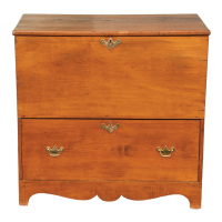 Lot 210: 19th C. Lift Top Blanket Chest