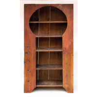 Lot 100: 19th C. Connecticut Keyhole Cupboard