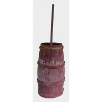 Lot 106: 18th C. Butter Churn